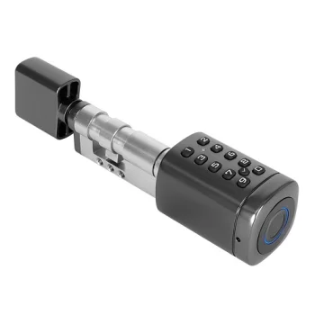 Tuya Smart Door Lock Cylinder with Fingerprint Reader and Mifare