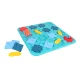 Route Building Logic Puzzle Game with Vehicle and Balls 38 x 38 cm