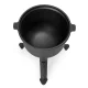 Multigarden VK5L BLACK Cast Iron Campfire Pot with Legs, 5L, Black