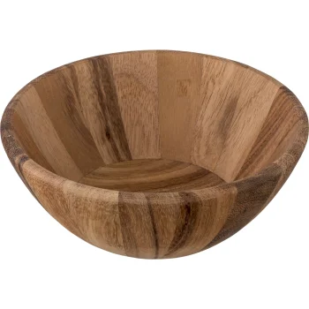 Zassenhaus Acacia Wood Salad and Fruit Bowl, Round 20 cm