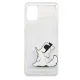 Karl Lagerfeld Choupette Fun Case for Samsung Galaxy A31, Transparent