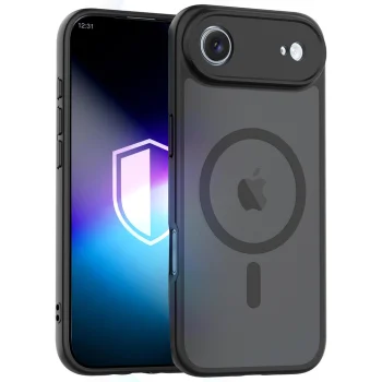 Dėklas 3mk Misty MagCase skirtas iPhone Air, MagSafe, juodas