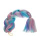 Синтетические волосы Soulima Ombre, сине-фиолетовые, 60 см