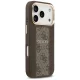 Guess iPhone 17 Pro Case 4G PU Stripe MagSafe, Brown