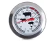 Meat Thermometer with Probe, 0-120°C, Silver