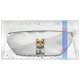 Nimmy Crossbody Cool&Cute 2.0 Bear pleca soma pelēka