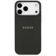 Guess iPhone 17 Pro Max Case Grained Ring MagSafe, Black