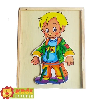 Bakalu Wooden Dress-Up Puzzle Boy