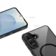 Tech-Protect Magmat MagSafe Case for Samsung Galaxy S26+, Clear Black
