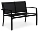 Garden Furniture Set with Glass Table Bench and Chairs MultiGarden