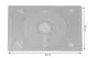 Non-slip Silicone Pastry Baking Dough Rolling Mat, 64x45 cm