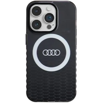 Audi IML Big Logo MagSafe Case for iPhone 14 Pro, Black