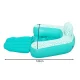Bestway Comfort Plush Pro Inflatable Floating Chair, 145x120 cm, Blue/White