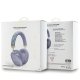 Guess GCube Metallic Script Logo Headphones - Purple