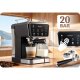 Berdsen BD-773 Espresso Machine with Milk Frother, 20 Bar, Black