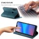 Huawei P20 lite 2018 (ANE-LX1, ANE-LX2J) CASEME Wallet Magnetic Leather Case Cover, Green