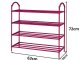 4-Tier Shoe Rack Organizer 27542_R, Pink