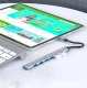 7-Port USB Hub (1x USB 3.0, 6x USB 2.0) Slim, Graphite