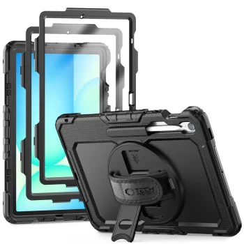 Tech-Protect Solid Case for Samsung Galaxy Tab S10 FE+, Black