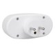 Maclean MCE337 E Socket Splitter, 2 Sockets with Switch, White