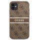Guess 4G Stripe Case for iPhone 11 / XR - Brown
