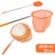 Telescopic Butterfly Net for Kids, Insect and Fish Catching, Orange