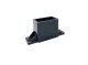 Horizontal Profile PVC Holder 20x40 mm, Black