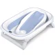 Nukido Nk-279 Foldable Baby Bathtub with Thermometer and Insert White/Blue