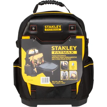 Stanley FatMax 1-95-611 Tool Backpack 17L, Black / Yellow