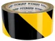 Yellow-Black Warning Adhesive Tape 49mm x 18m