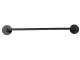 Wall-Mounted Hanger for Slippers and Towels, Matte Black