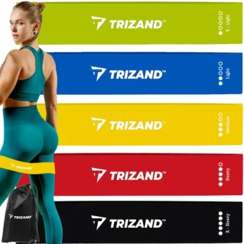 Set of Exercise Bands - 5 Pcs Trizand 21955