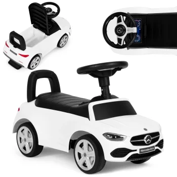 Multistore Mercedes C Class Kids Ride-On Car, White