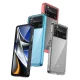 Outer Space Case for Xiaomi Poco X4 Pro 5G Cover with Flexible Frame Blue
