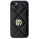 DKNY iPhone 15 Plus Case Quilted Stack Logo, Black