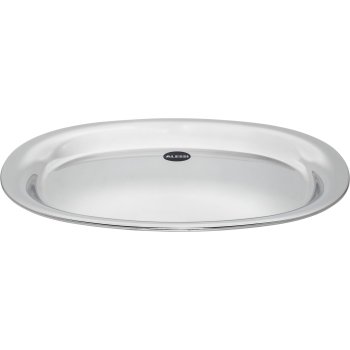 Alessi JM13 Servēšanas šķīvis 36x29cm Nerūsējošais tērauds Sudraba