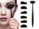 Reusable Silicone Eye Shadow Stencil Set, Black