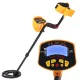 LCD Metal Detector MD3010 with Waterproof Coil, black, orange