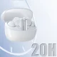 Dudao U21 TWS ANC ENC Bluetooth 5.4 Wireless Headphones - White