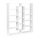 Книжный стеллаж Modernhome WYJ-400, 14 полок, белый