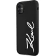Karl Lagerfeld iPhone 11 / XR Case Silicone Signature, Black