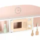 Kids Wooden Play Kitchen MDF MODERN CLASSIC with Accessories 81 cm, Pink