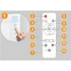 Infrared Heating Panel Berdsen BD-984, 600W, Glass, Wi-Fi, Remote