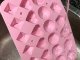 3D Silicone Ice Cube Tray (Hearts, Spheres, Diamonds), 24 Cubes