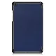 Samsung Galaxy Tab A 8.0\'\' 2019 (SM-T290, SM-T295) Trifold Stand PU Leather Hard Protective Cover Case, Blue