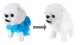 Interactive Toy Plush Dog with Leash