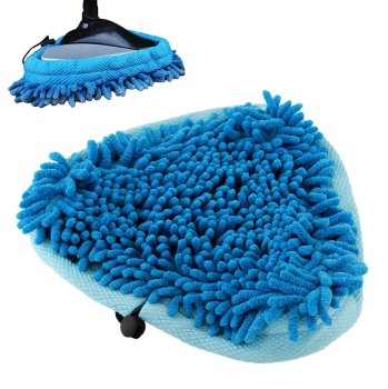 Microfiber steam mop pad, blue