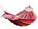 Colorful Garden Hammock with Wooden Frame 200 x 80 cm