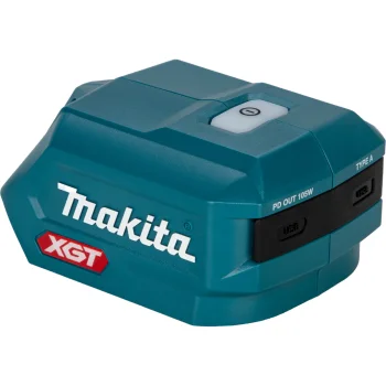 Akumuliatoriaus USB adapteris Makita ADP002G 40V, USB-C ir USB-A, mėlynas