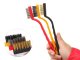 Wire brush set for cleaning, 3 pcs